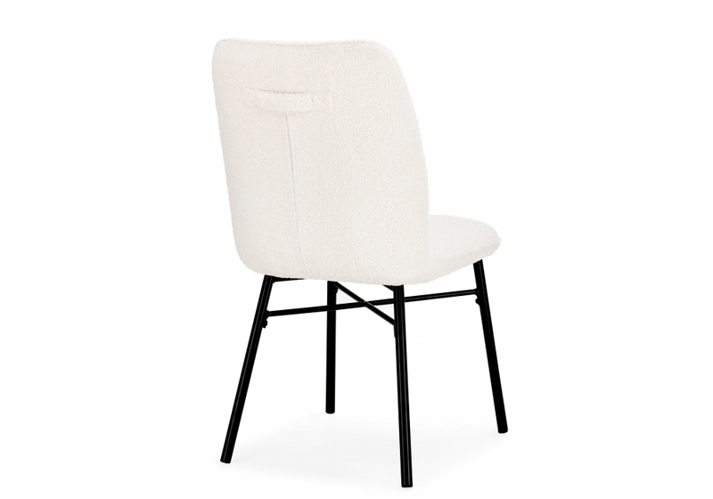 Стул на металлокаркасе, Denis beige / black