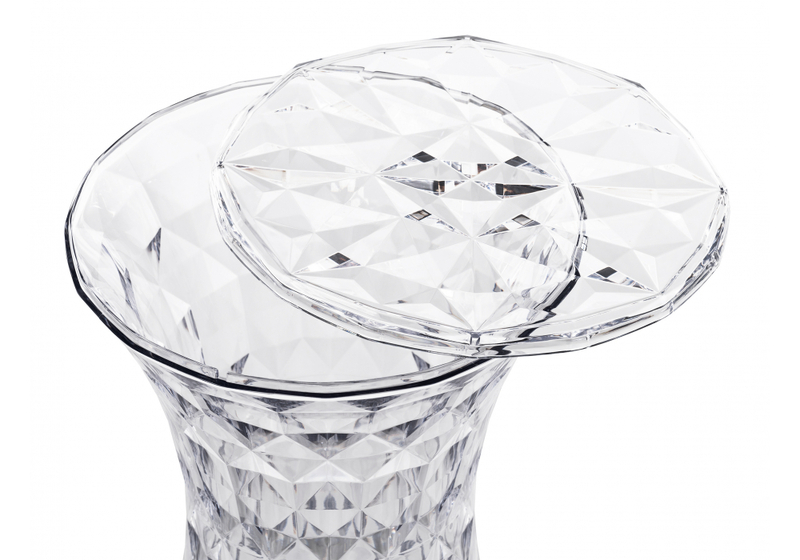 Журнальный стол, Button 30x47 clear