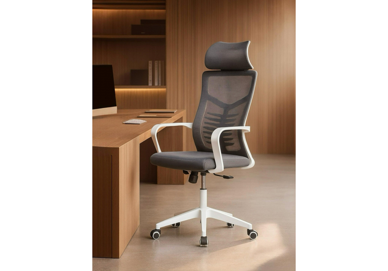 Компьютерное кресло, Montana dark gray  / white