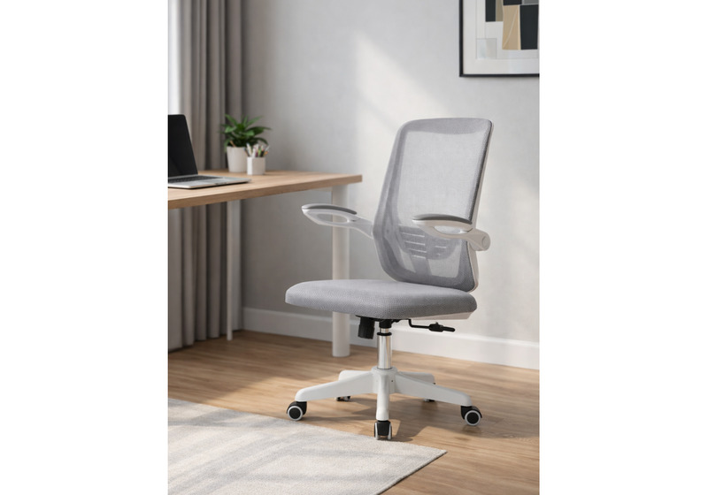 Компьютерное кресло, Salem gray / white