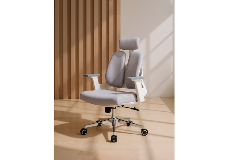 Компьютерное кресло, Hiba gray / chrome