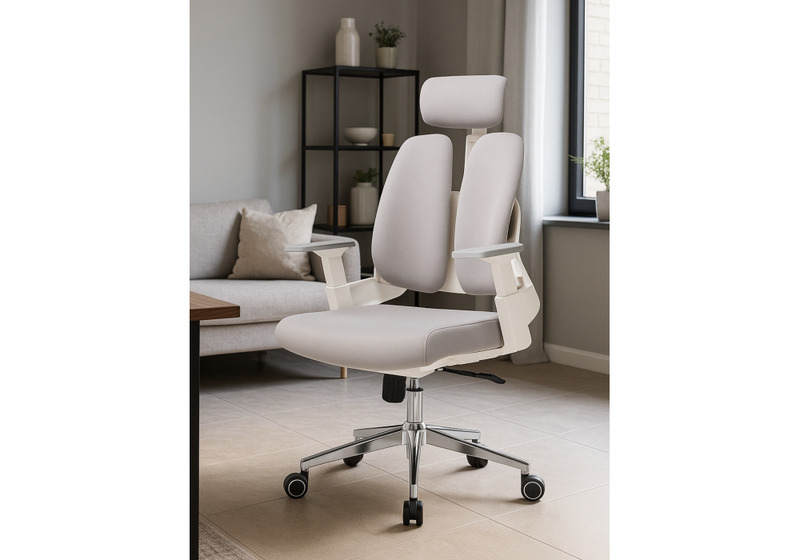 Компьютерное кресло, Hiba gray / chrome