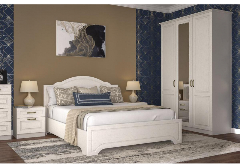 Шкаф, Ливерпуль белый / ясень ваниль