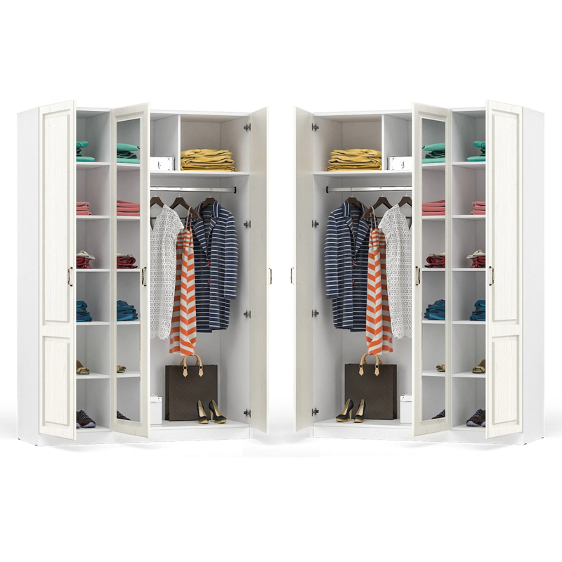 Шкаф, Ливерпуль белый / ясень ваниль