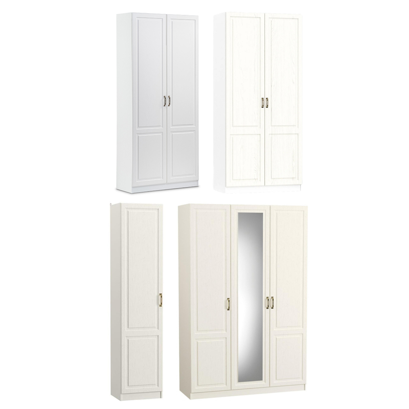 Шкаф, Ливерпуль белый / ясень ваниль