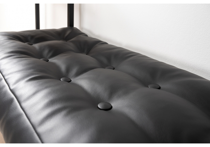 Прихожая, Гранд 15.124 дуб крафт табачный / кожзам HOLST Black