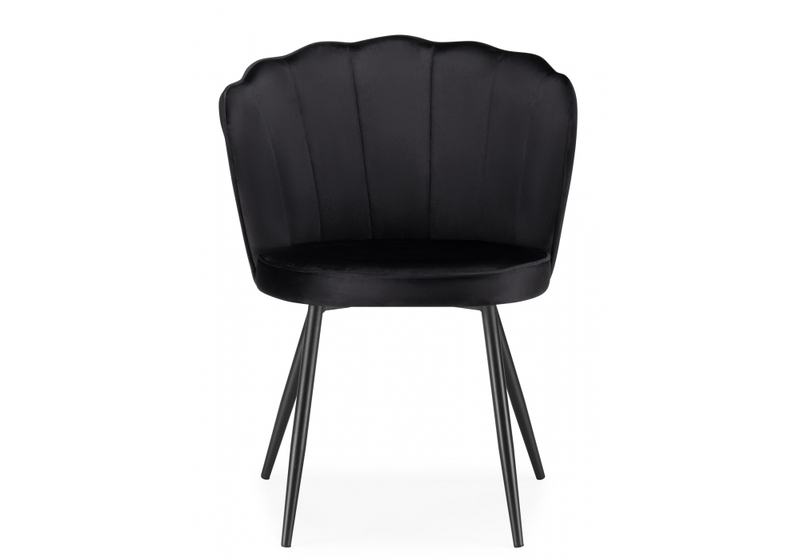 Стул на металлокаркасе, Coral black