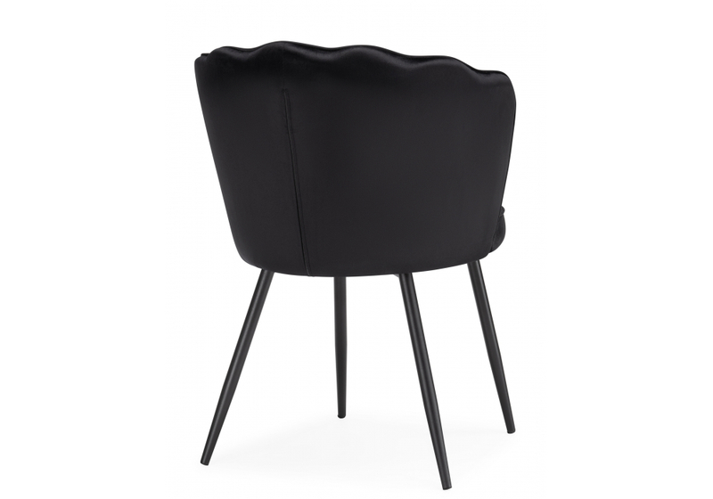 Стул на металлокаркасе, Coral black