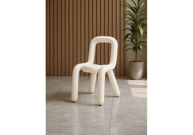 Стул на металлокаркасе, Garden white