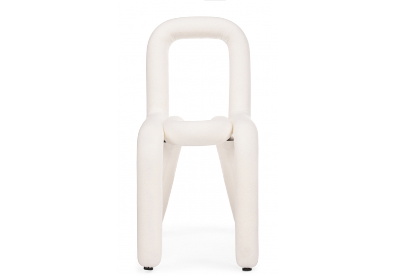 Стул на металлокаркасе, Garden white