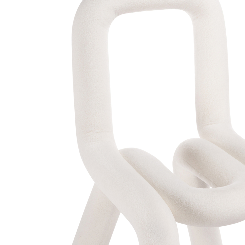 Стул на металлокаркасе, Garden white