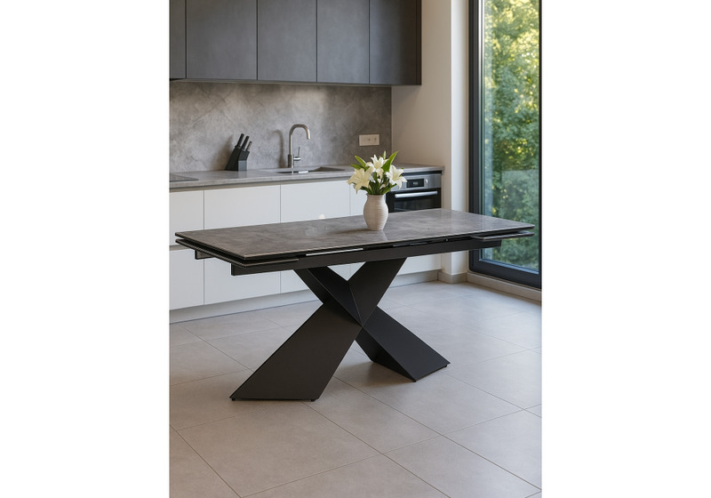 Керамический стол, Хасселвуд 160(220)х90х77 baolai / черный