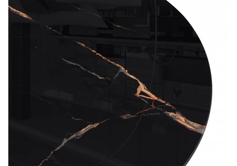 Журнальный стол, Роб D-450 обсидиан / черный