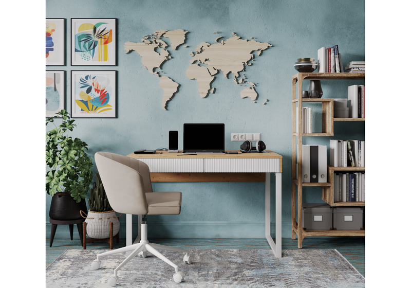 Офисное кресло, Дэни бежевый / белый