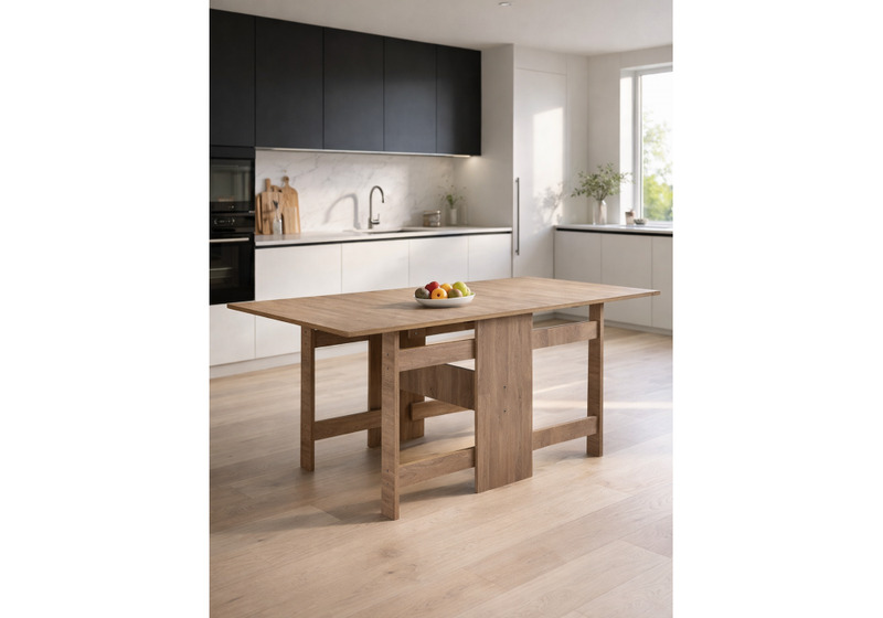 Стол деревянный, Йентель дуб баррик без бара