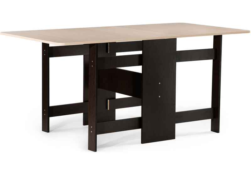 Стол деревянный, Йентель венге / дуб молочный