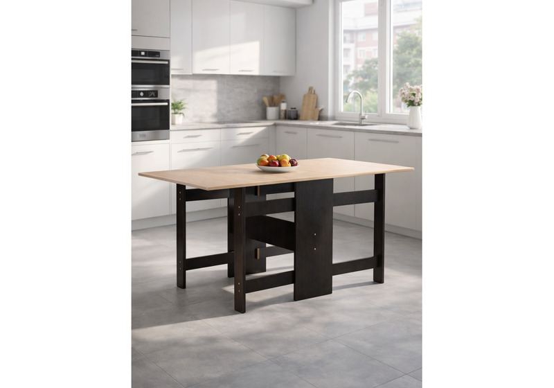 Стол деревянный, Йентель венге / дуб молочный