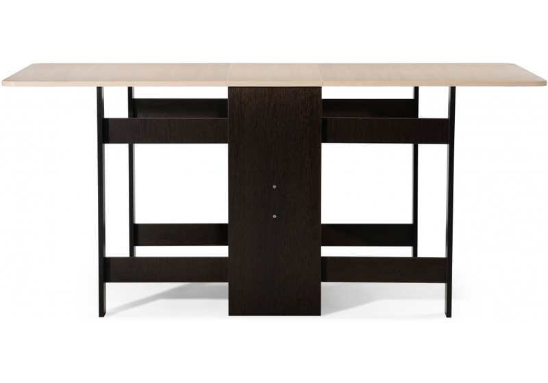 Стол деревянный, Йентель венге / дуб молочный