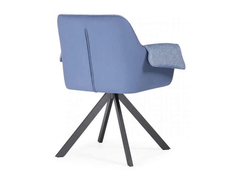 Стул на металлокаркасе, Каита neptun 35 / flex 754 / черный