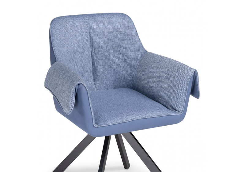 Стул на металлокаркасе, Каита neptun 35 / flex 754 / черный