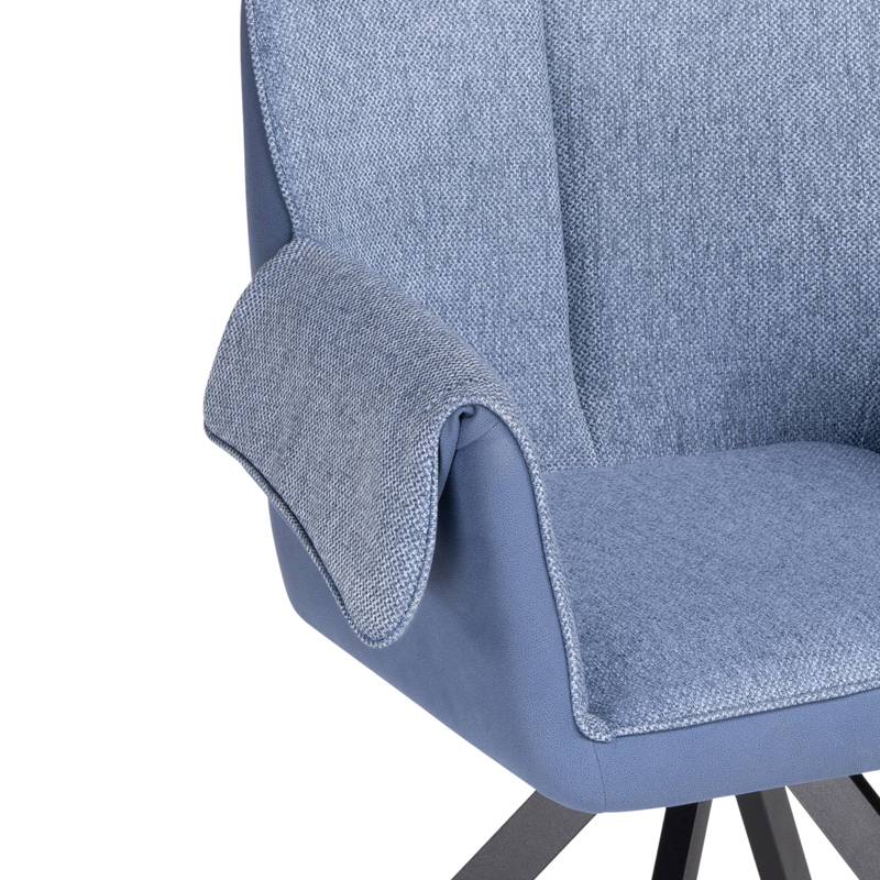 Стул на металлокаркасе, Каита neptun 35 / flex 754 / черный