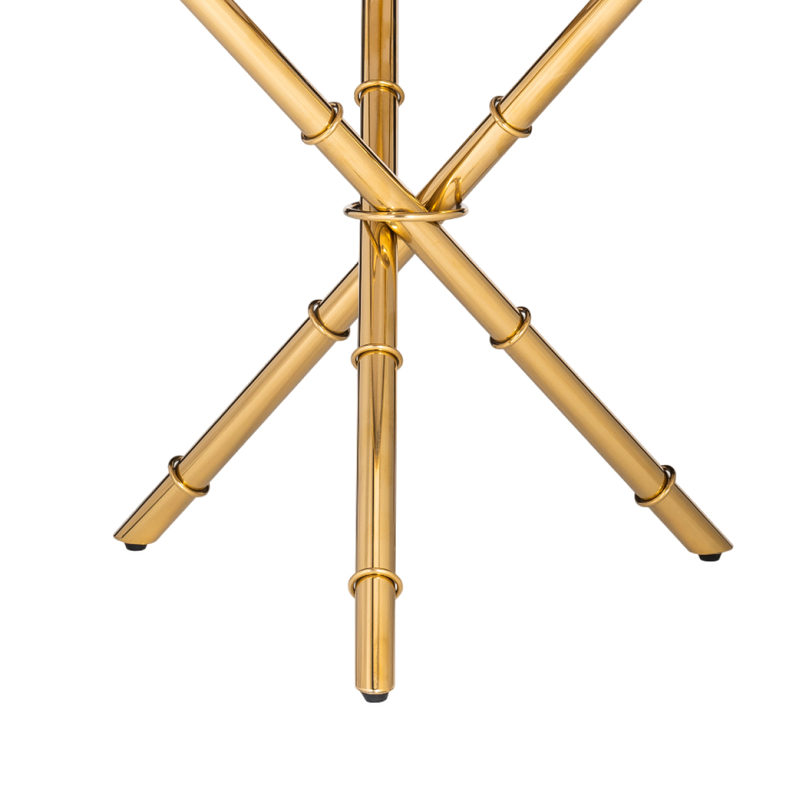 Журнальный стол, Monika 50х55 marble / gold