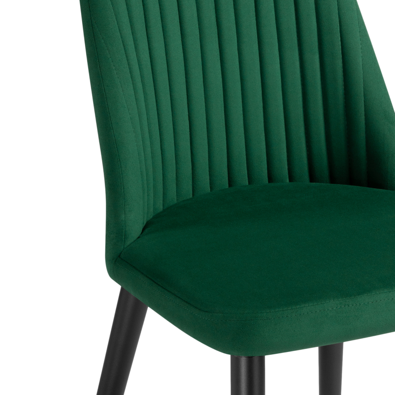 Стул на металлокаркасе, Фена R зеленый / черный