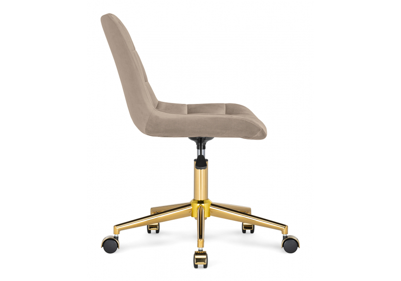 Офисное кресло, Честер бежевый / золото