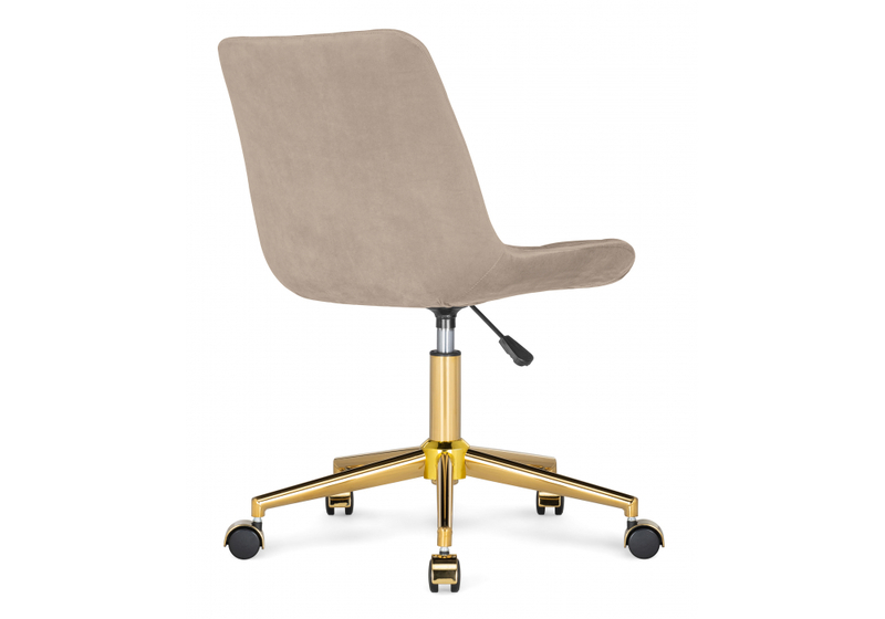 Офисное кресло, Честер бежевый / золото