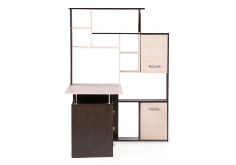 Компьютерный стол, ДЕР КС-15 венге / дуб молочный правый