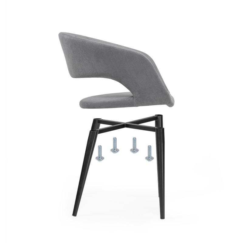 Стул на металлокаркасе, Торган катания сильвер