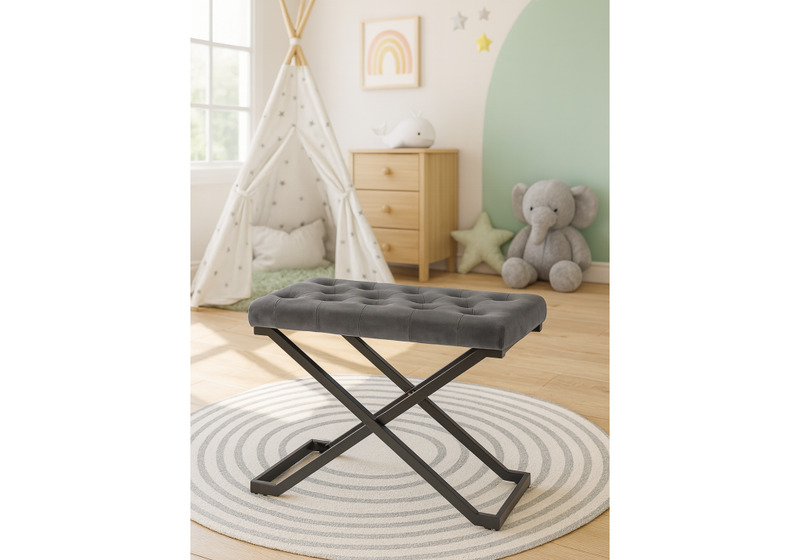 Табурет, German dark grey / black