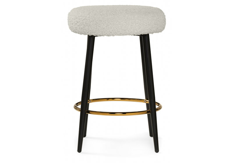 Барный стул, Plato white fabric