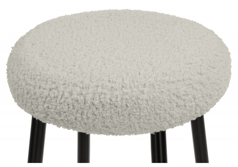 Барный стул, Plato white fabric