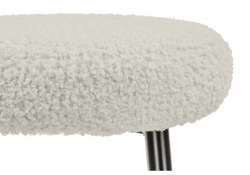 Барный стул, Plato white fabric