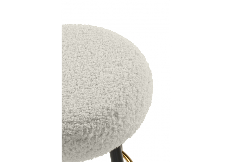 Барный стул, Plato white fabric