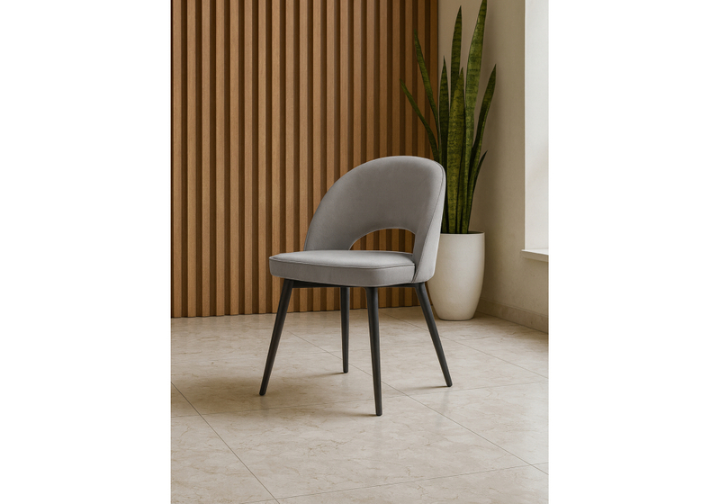 Стул на металлокаркасе, Клэйн MR-11  / черный