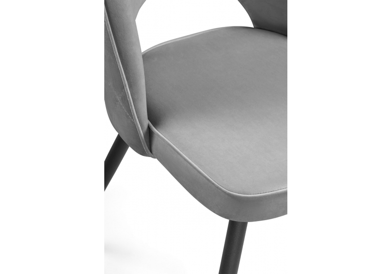 Стул на металлокаркасе, Клэйн MR-11  / черный