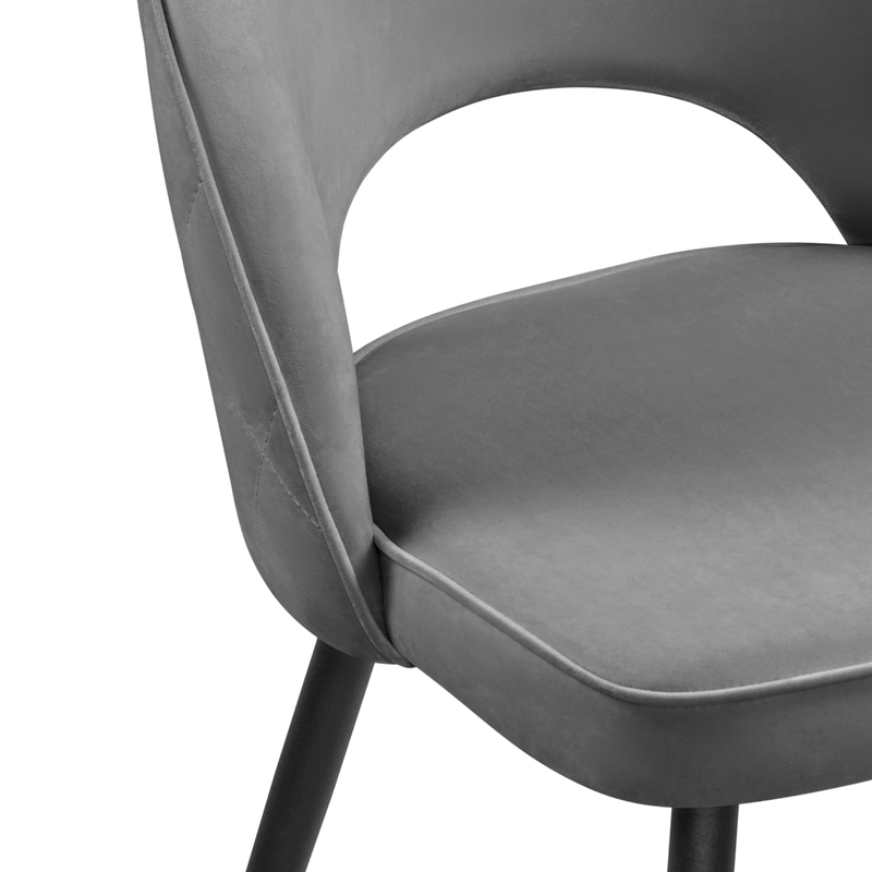 Стул на металлокаркасе, Клэйн MR-11  / черный