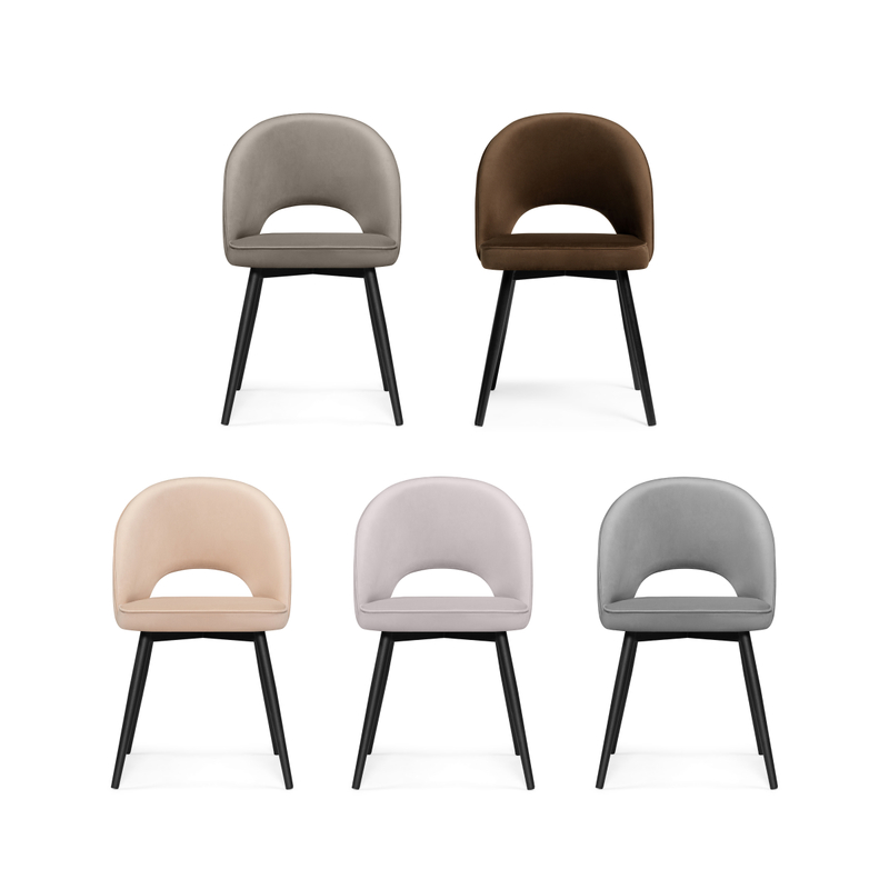 Стул на металлокаркасе, Клэйн MR-7  / черный