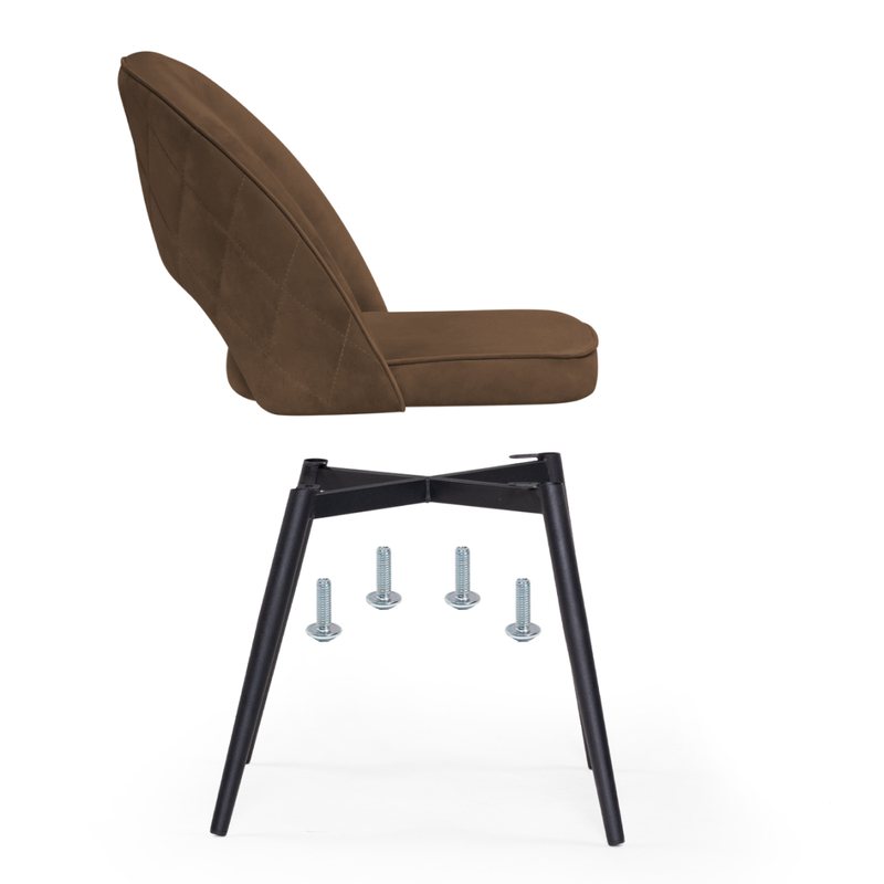 Стул на металлокаркасе, Клэйн MR-7  / черный