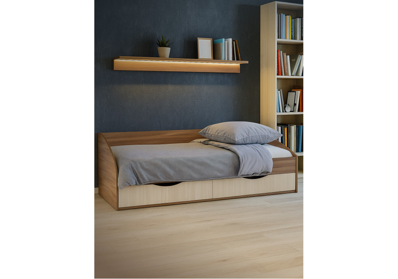 Кровать, Классика шимо темный / шимо светлый