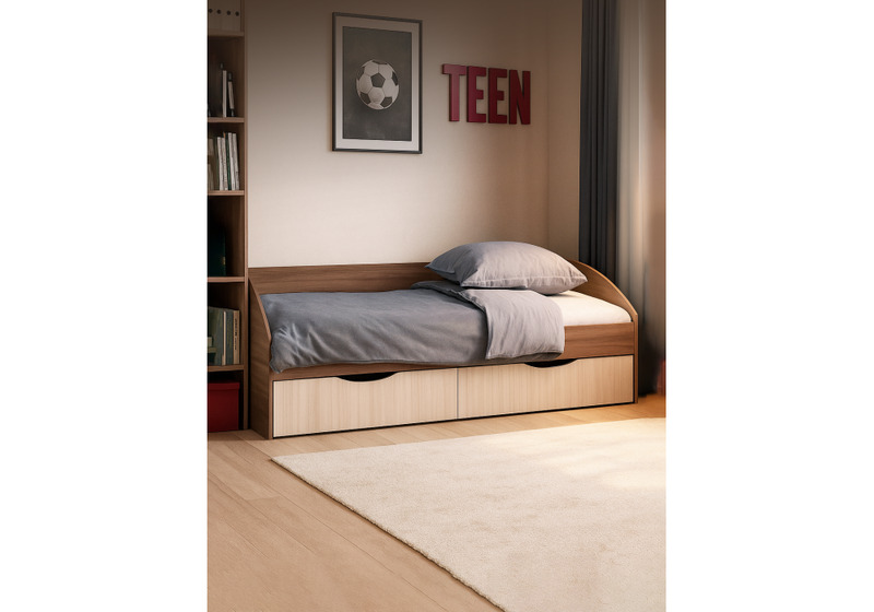 Кровать, Классика шимо темный / шимо светлый