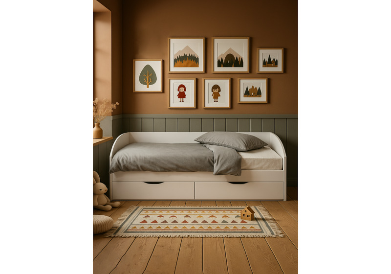 Кровать, Классика белый