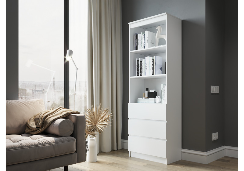 Стеллаж, Мадера М600 лдсп белый