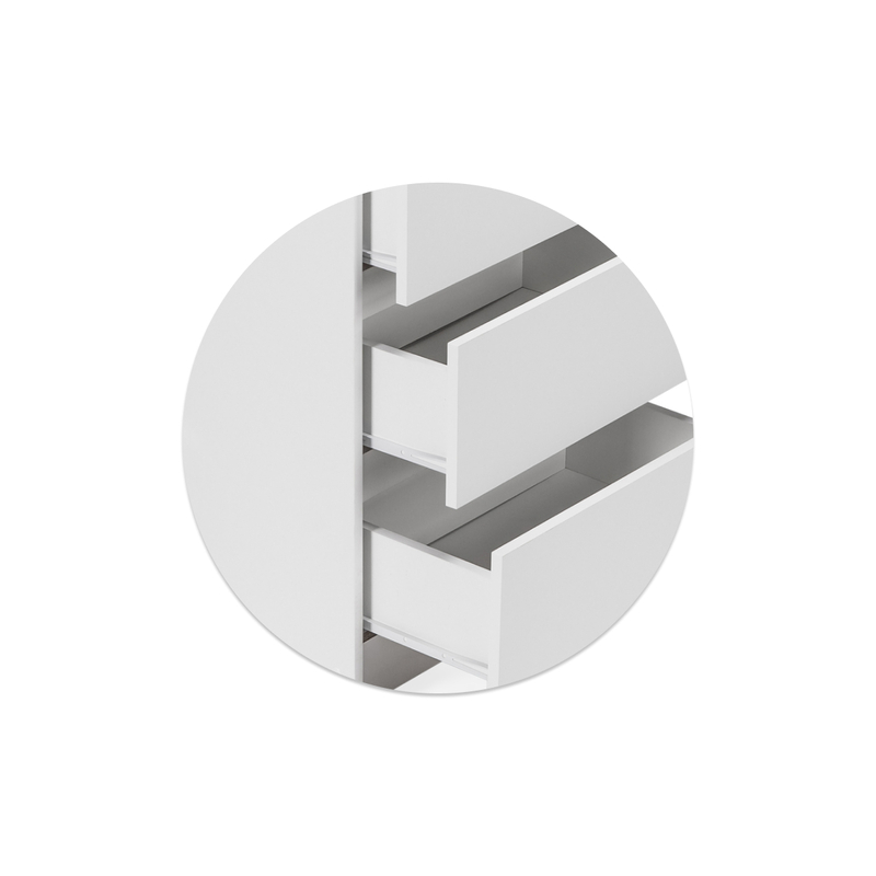 Стеллаж, Мадера М600 лдсп белый