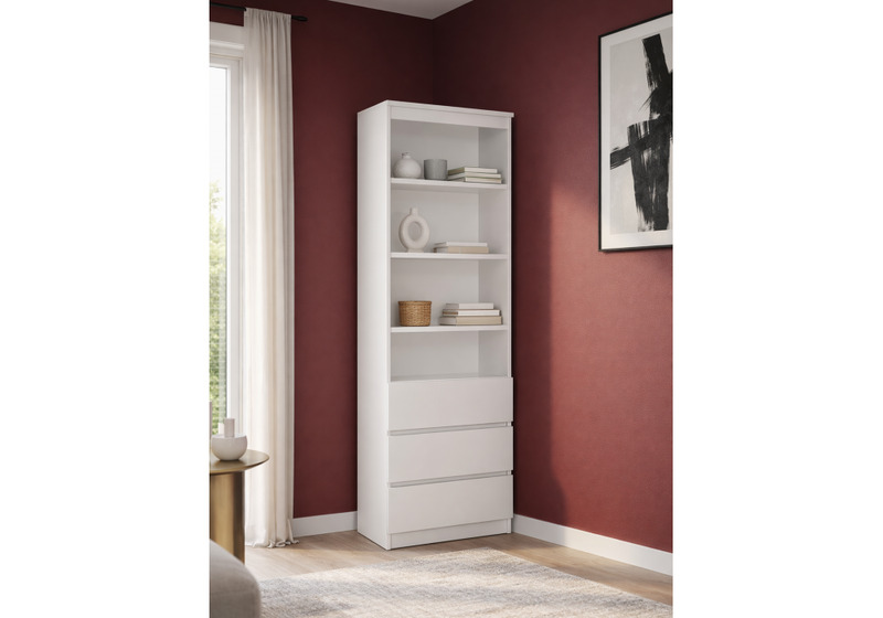 Стеллаж, Мадера М600 лдсп белый