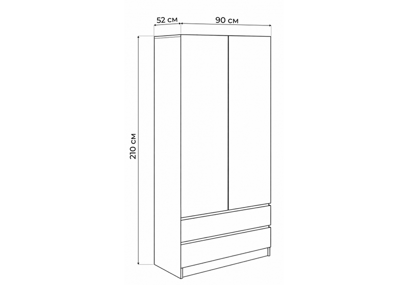 Шкаф, Мадера белый