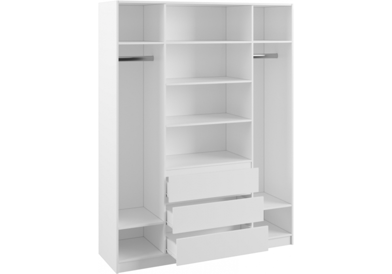 Шкаф, Мадера ЛДСП белый