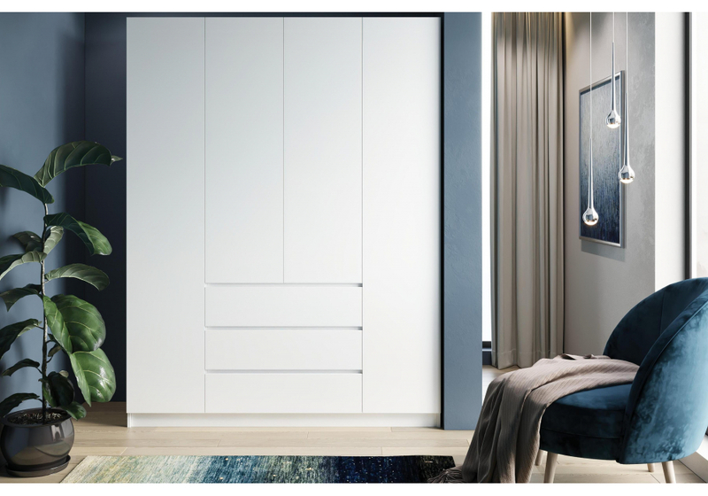 Шкаф, Мадера ЛДСП белый